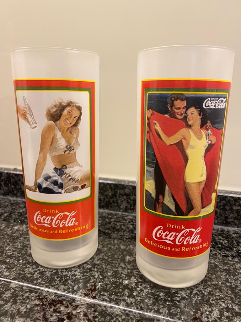 Coca-Cola glazen, Ophalen, Zo goed als nieuw, Frisdrankglas