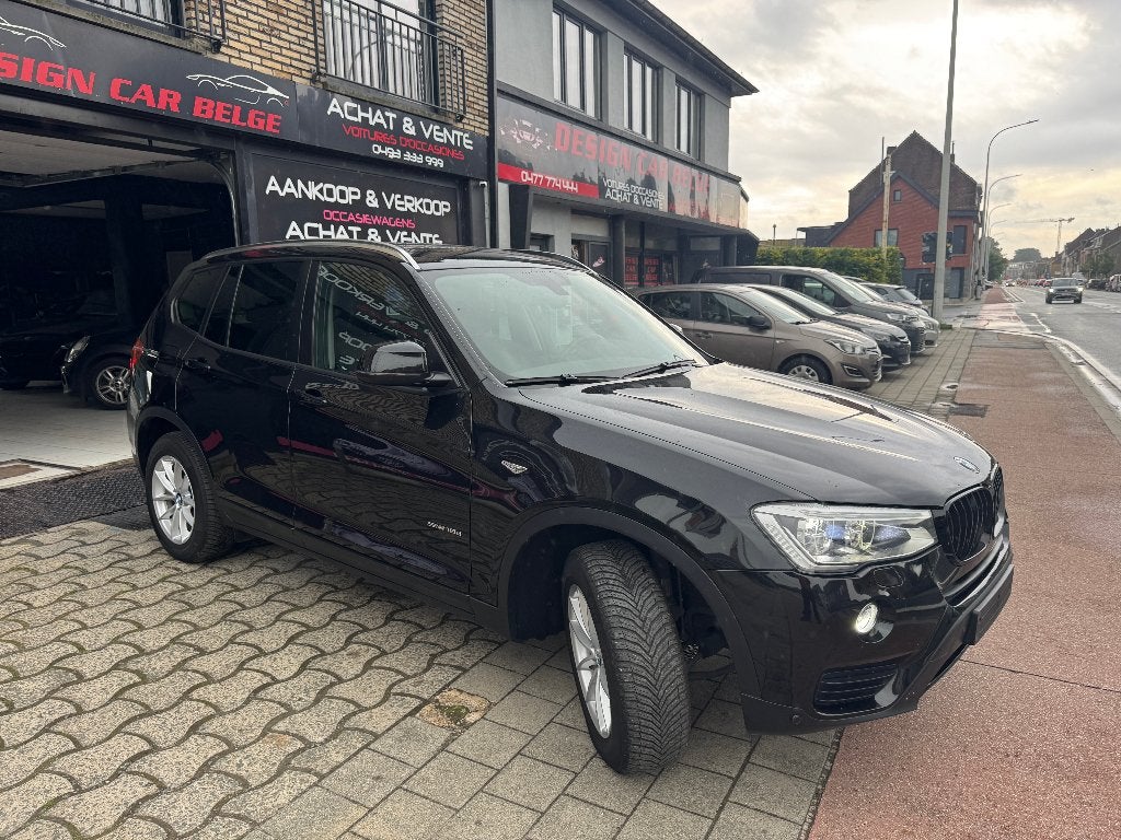 BMW X3 2.0D 150pk VOLLEDIGE opties 87000 km 1e hoofdlijn, Auto's, BMW, Automaat, Zwart, Leder, Bedrijf