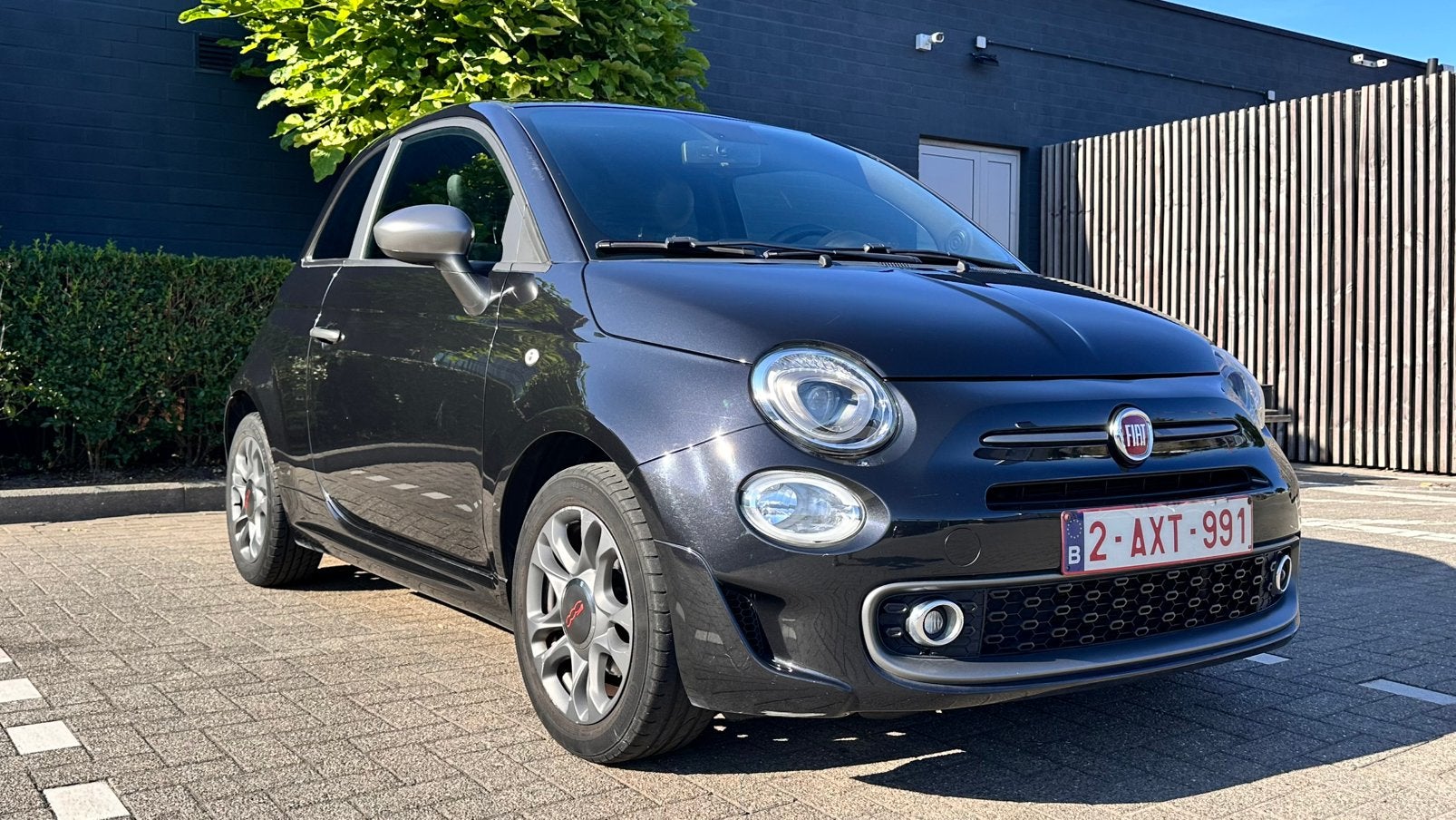 Fiat 500S 1.2 Benzine 69pk – 45.065 km – Zeer nette staat, Auto's, Fiat, 4 zetels, Zwart, Handgeschakeld, Particulier