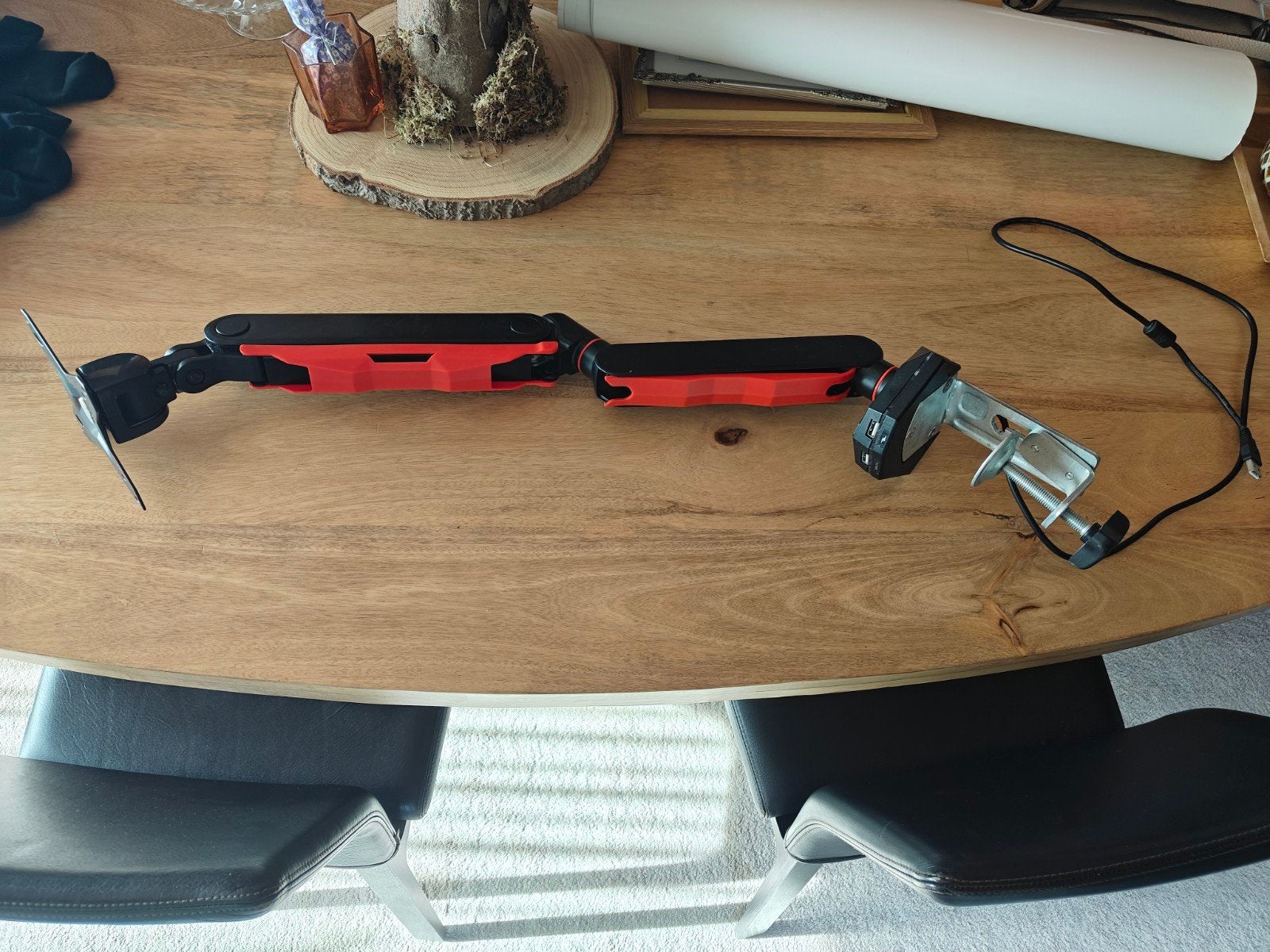 Iiyama monitor arm, Computers en Software, Ophalen, Gebruikt