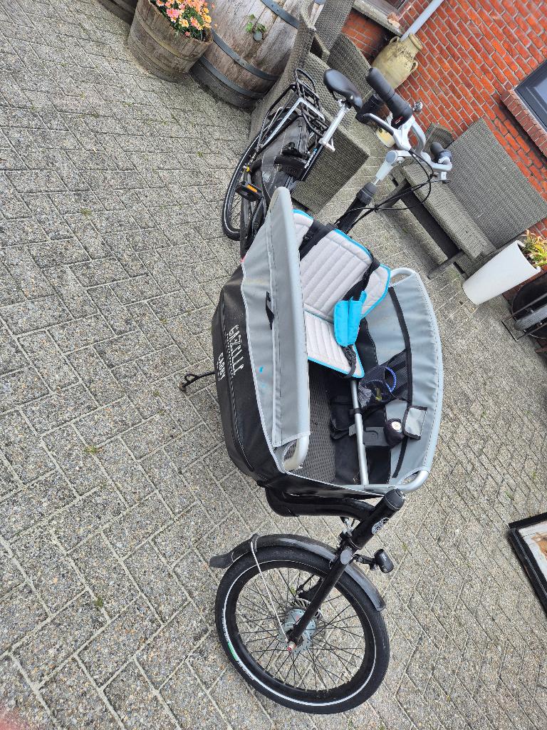 Bakfiets te koop niet elketrisch, Enlèvement, Utilisé, 2 enfants, Frein à disque