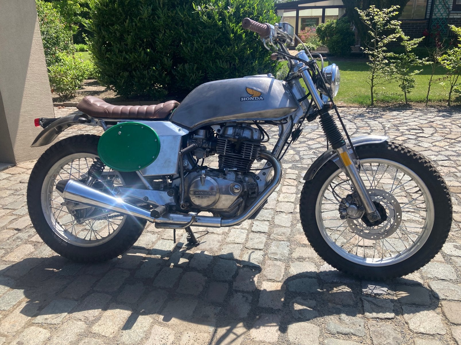 Honda cb400n scrambler, 400 cc, 2 cilinders, Occasion, Minimaal motorrijbewijs A2