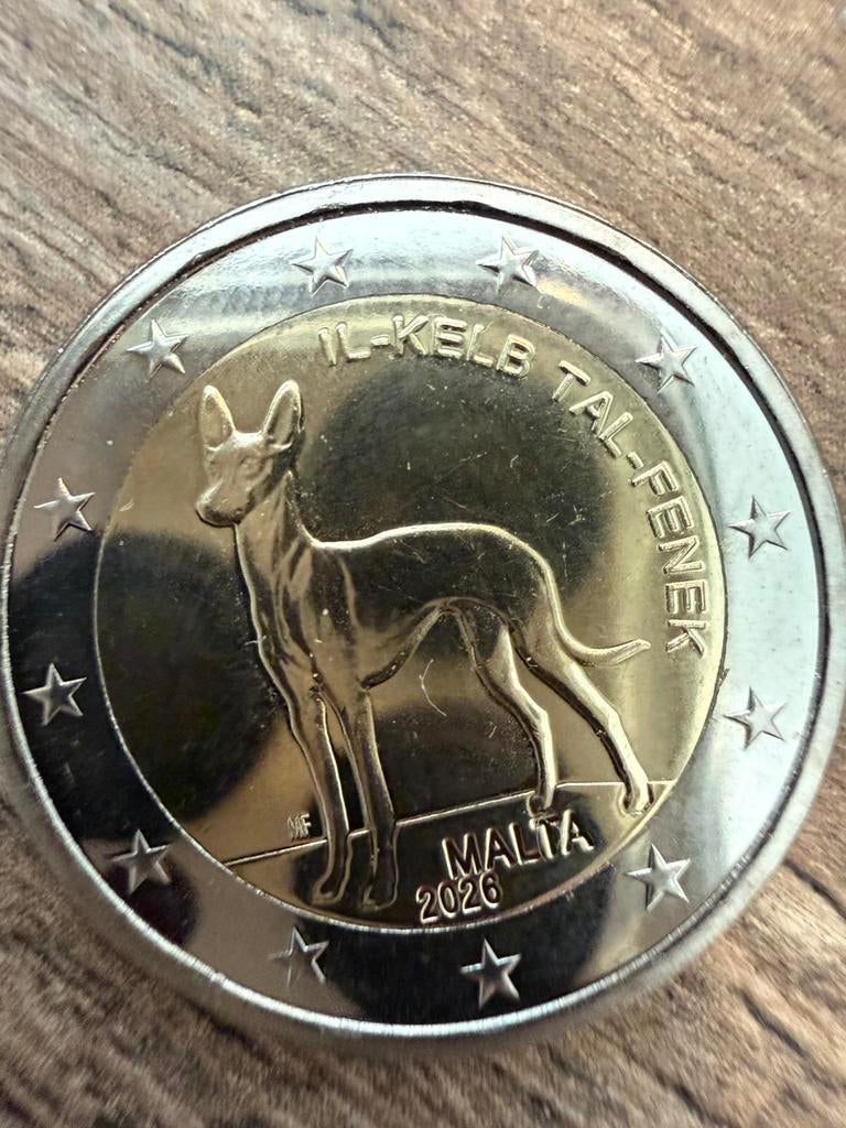 2 euro malta 2026 fenek, Postzegels en Munten, Munten | Europa | Euromunten, Ophalen of Verzenden, Malta, 2 euro