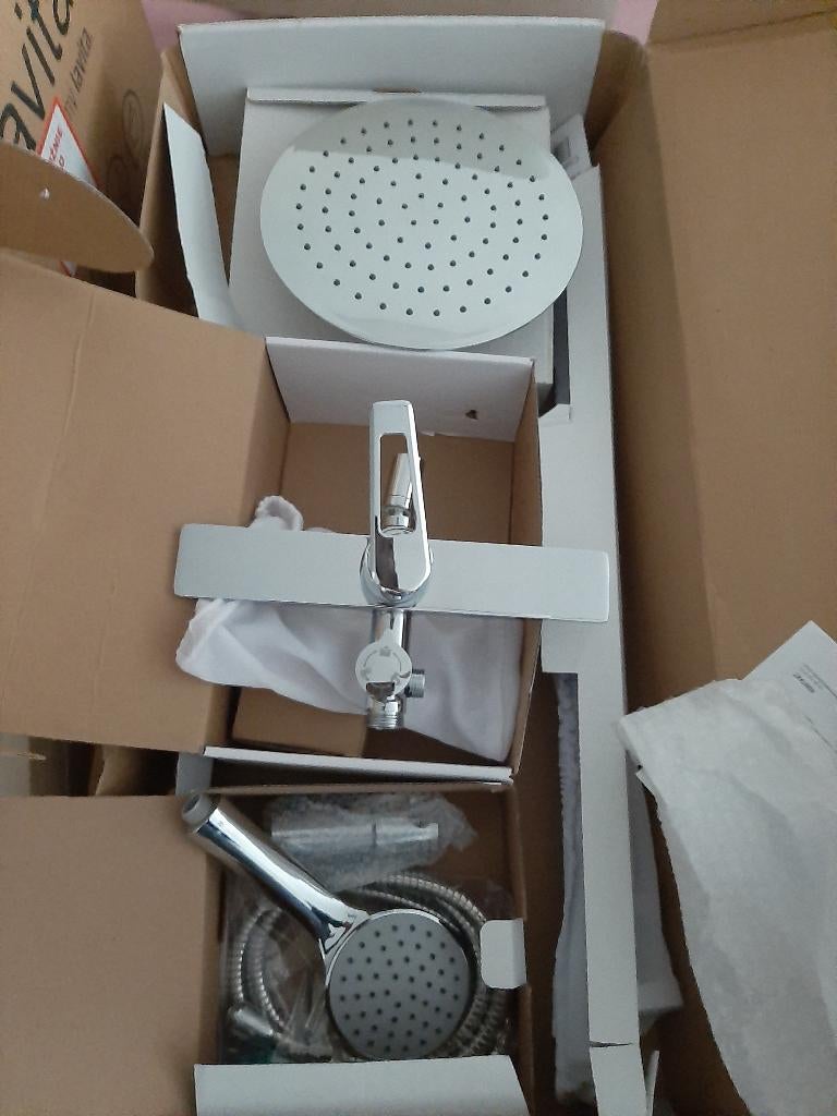 Douche à effet pluie, Enlèvement, Neuf, Robinet