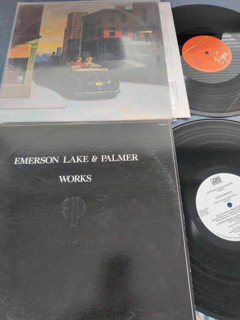 OMD (crush) + Emerson, lake and palmer (2lp works, atlantic), Enlèvement ou Envoi, LP