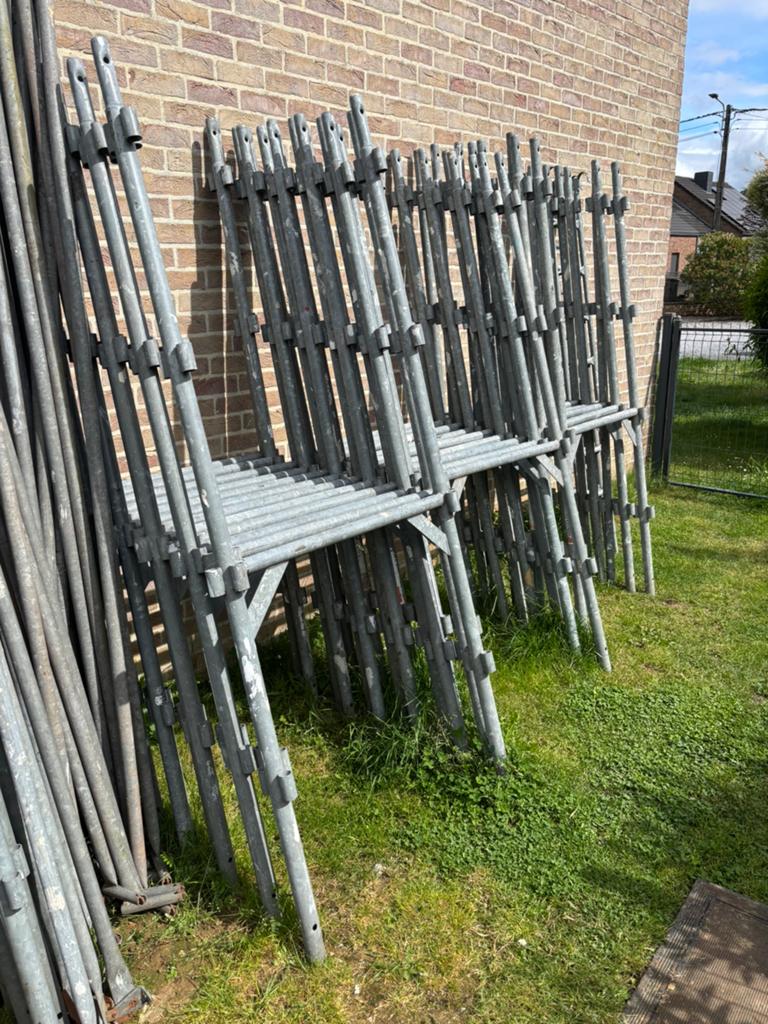 70m2 échafaudage galvanisé complet, Bricolage & Construction, Enlèvement, Comme neuf