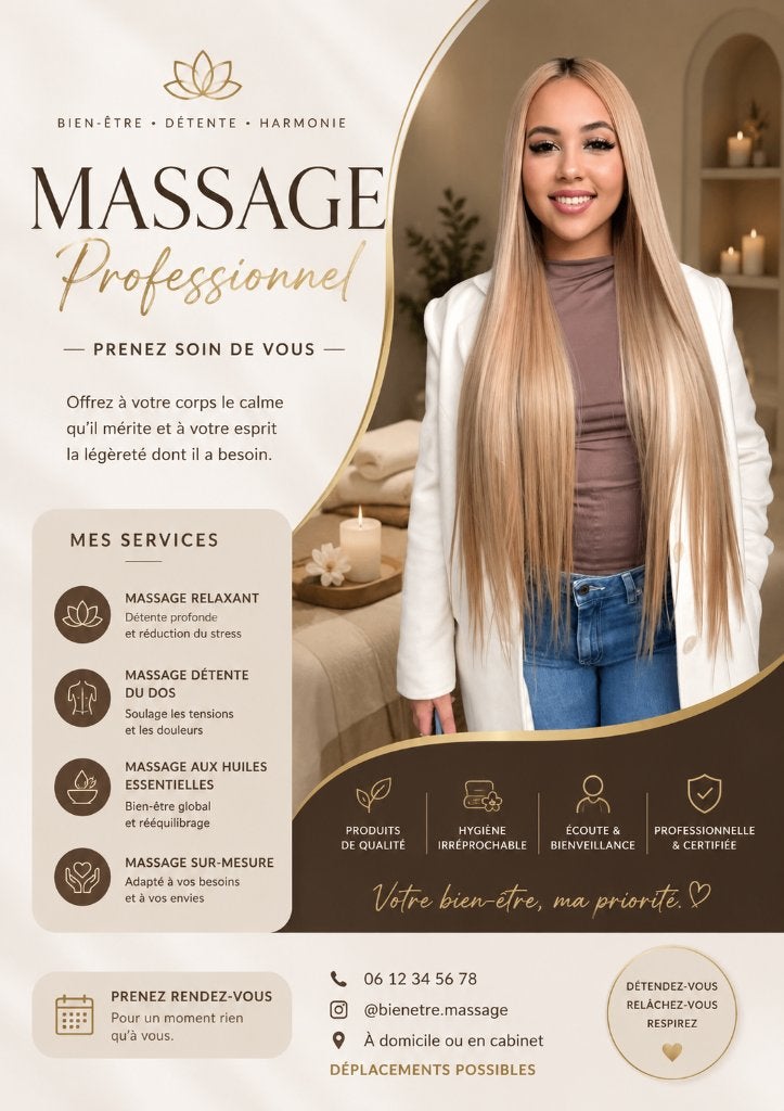 Ontspannende massage, Ophalen, Nieuw, Massagetafel