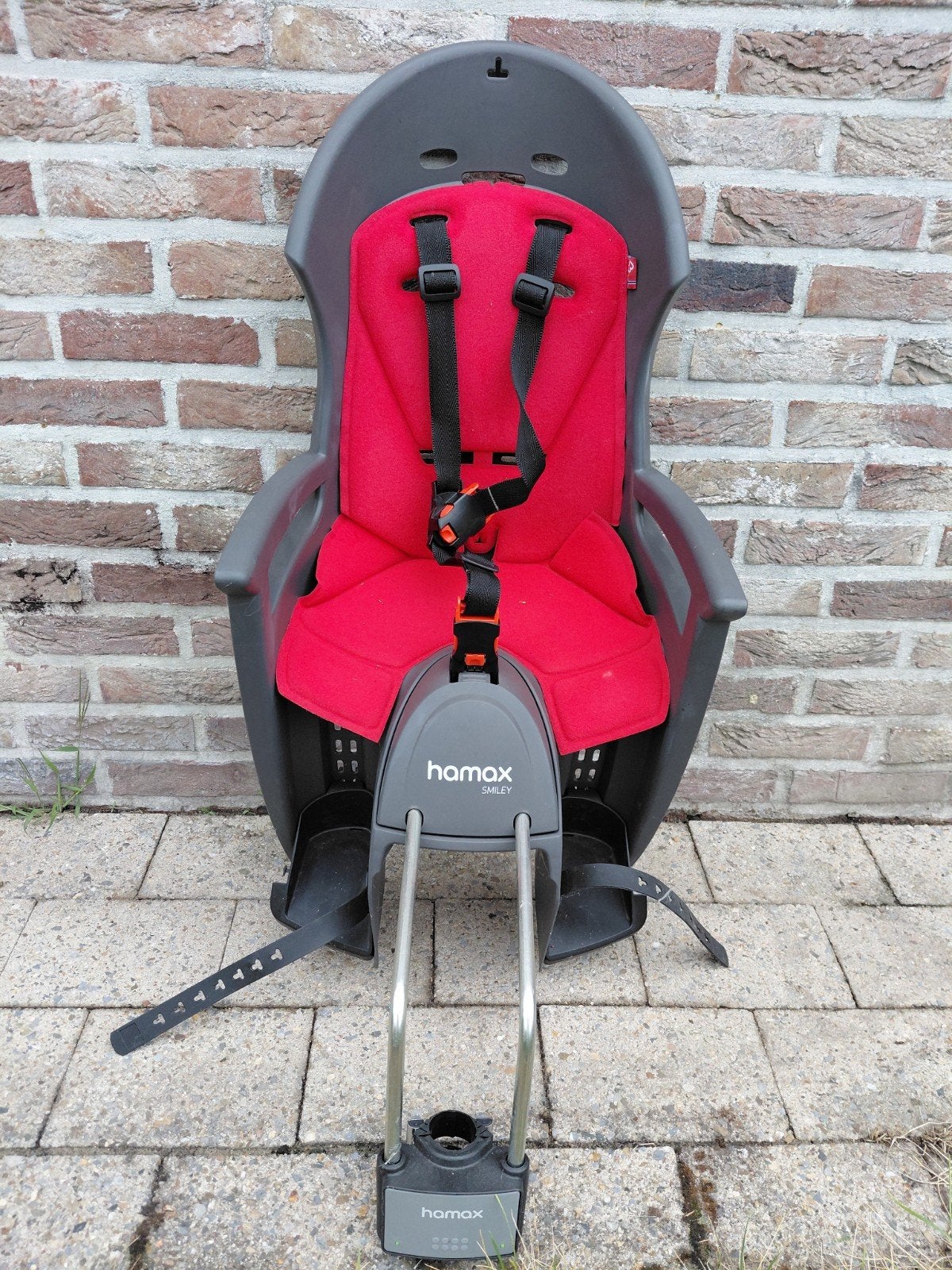 fietsstoeltje hamax, Fietsen en Brommers, Fietsaccessoires | Fietsstoeltjes, Ophalen, Achterzitje, Voetsteuntjes, HAMAX smiley