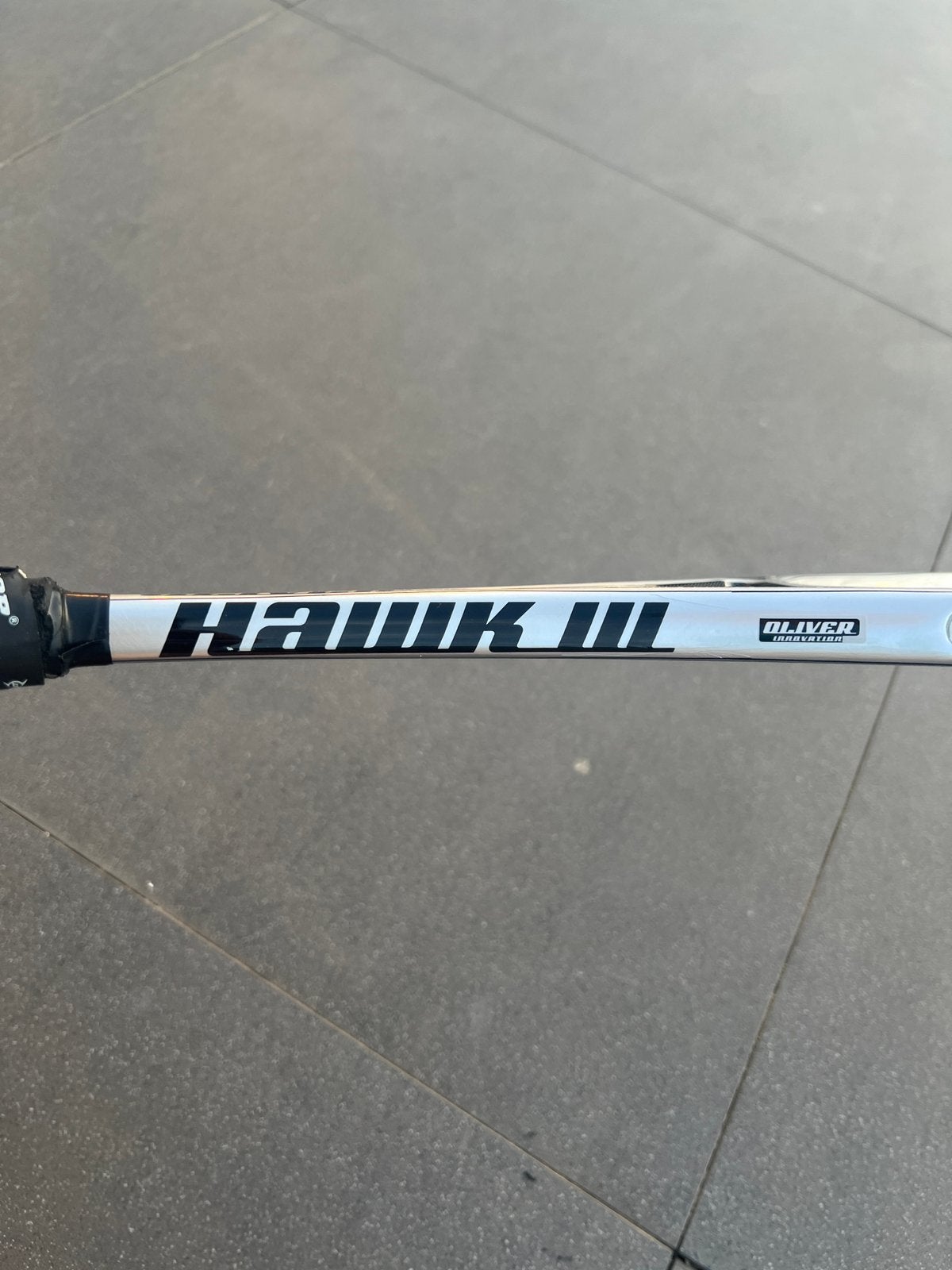 Hawk III squash racket, Sports & Fitness, Squash, Enlèvement, Utilisé, Raquette, Avec housse