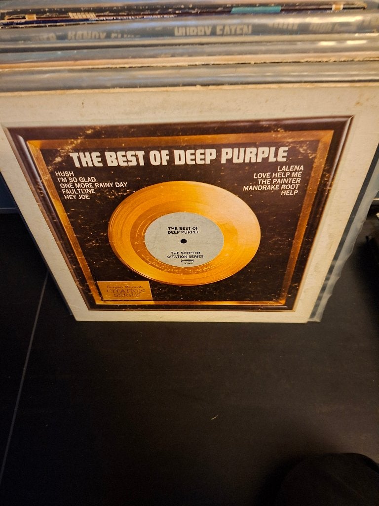 lp - deep purple - the best of - vak 9, CD & DVD, Utilisé, Hard rock, LP, 12 pouces
