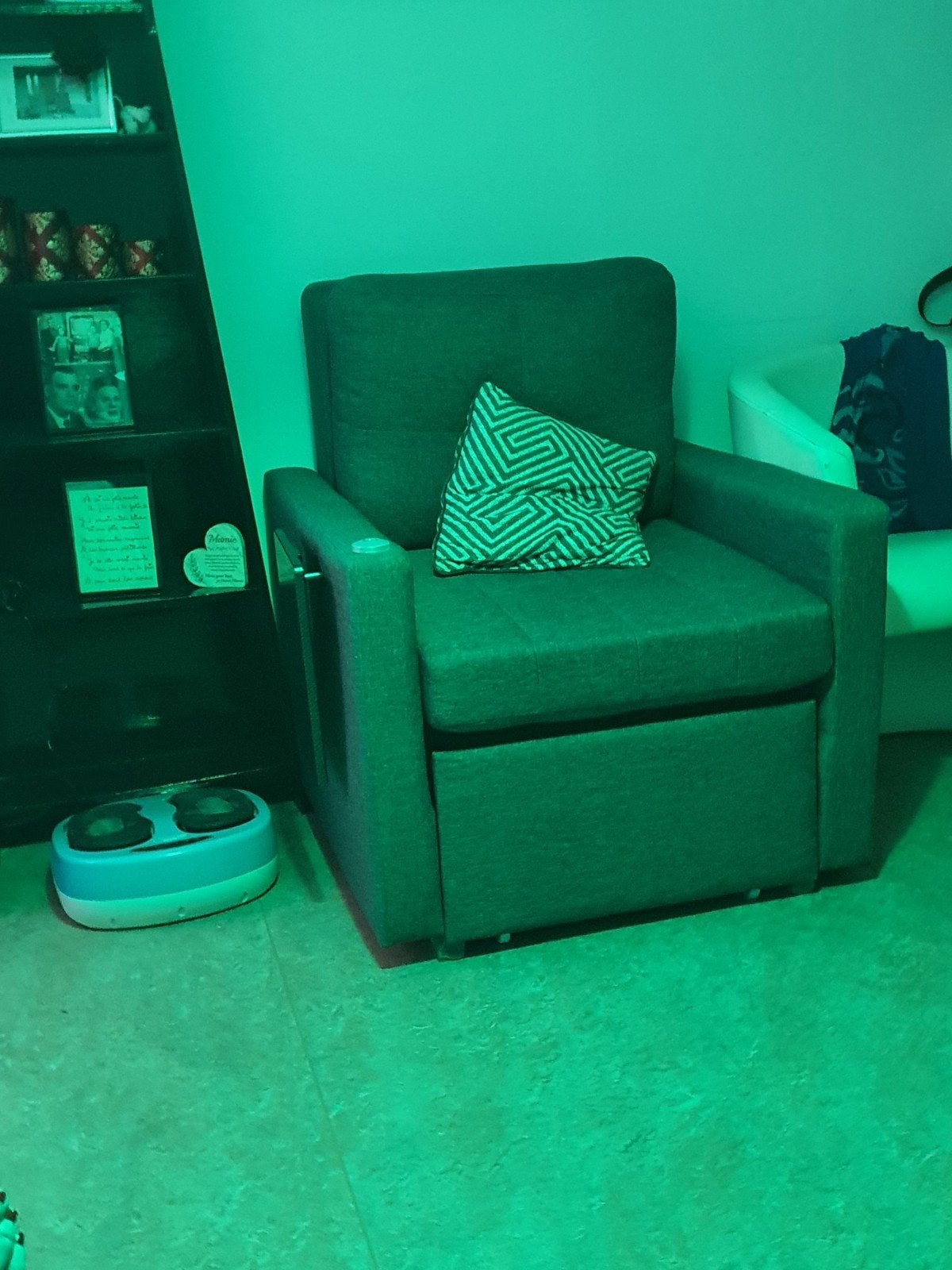 fauteuil convertible lit, Maison & Meubles, Enlèvement ou Envoi, Nouveau, 75 à 100 cm, Tissus