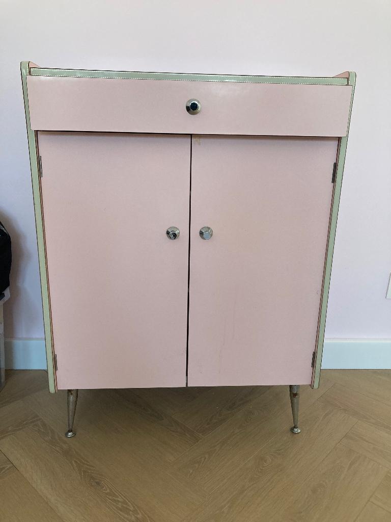 Vintage designkast 1950-60, Antiek en Kunst, Ophalen