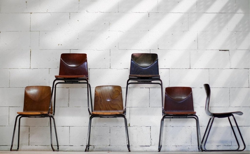 Geweldige Retro Vintage Elmar Flötotto Pagholz stoelen S23, Enlèvement
