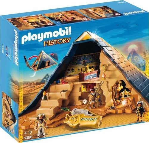 Playmobil History Piramide van de farao 5386, Kinderen en Baby's, Speelgoed | Playmobil, Gebouw, Zo goed als nieuw, Historisch