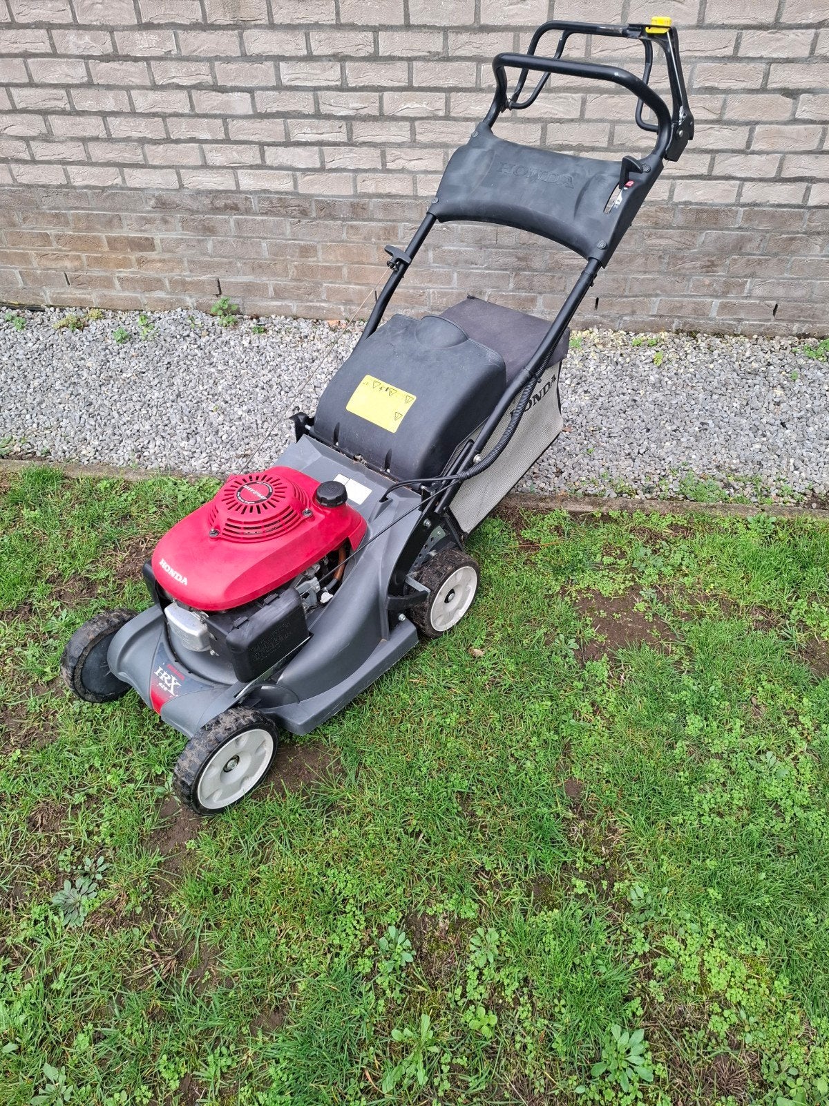 honda hrx426 benzine grasmaaier zelftrekker in goede staat, Tuin en Terras, Ophalen