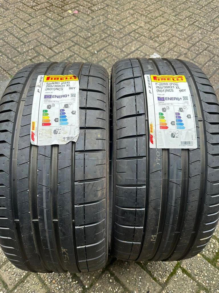 Nieuwe Pirelli PZero PZ4 R01 265/30 R21 - 265 30 21 banden z, -, 265 mm, -, Nieuw