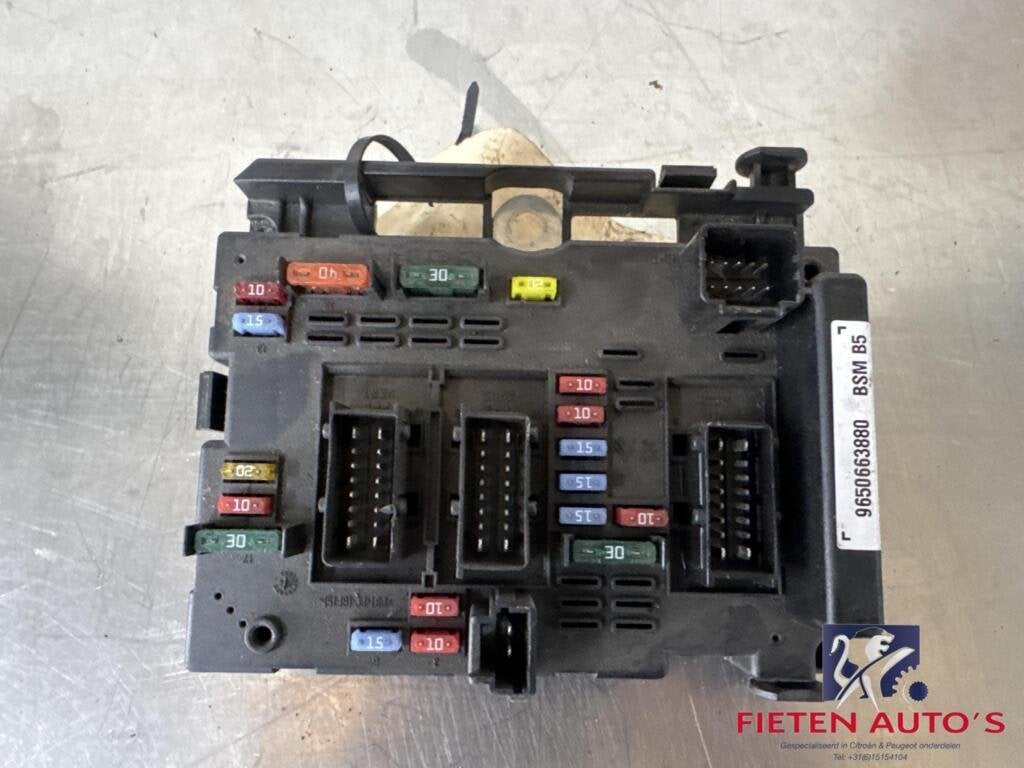 Zekeringkast BSM Peugeot 307 CC 2.0-16V 9650663880, Enlèvement ou Envoi, Utilisé, Peugeot, Peugeot