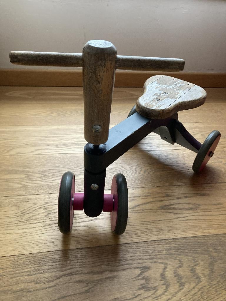 Houten loopfiets, Fietsen en Brommers, Ophalen, Gebruikt