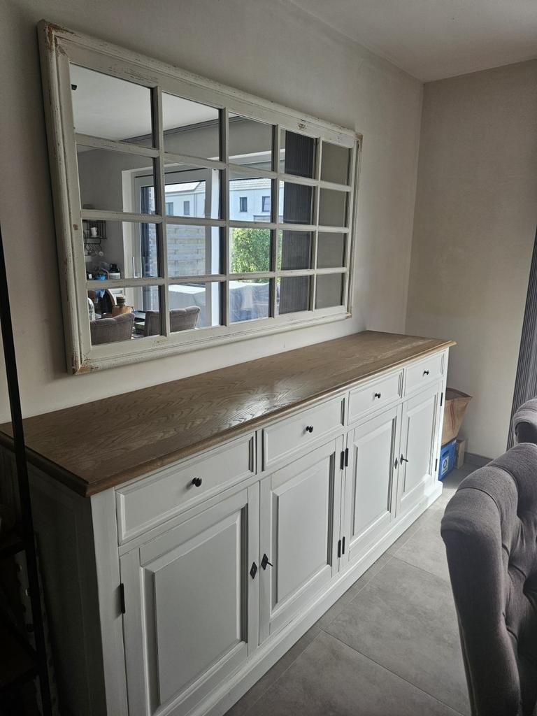 Eetplaats, Huis en Inrichting, Ophalen, Zo goed als nieuw, Landelijk, 6 tot 8 stoelen