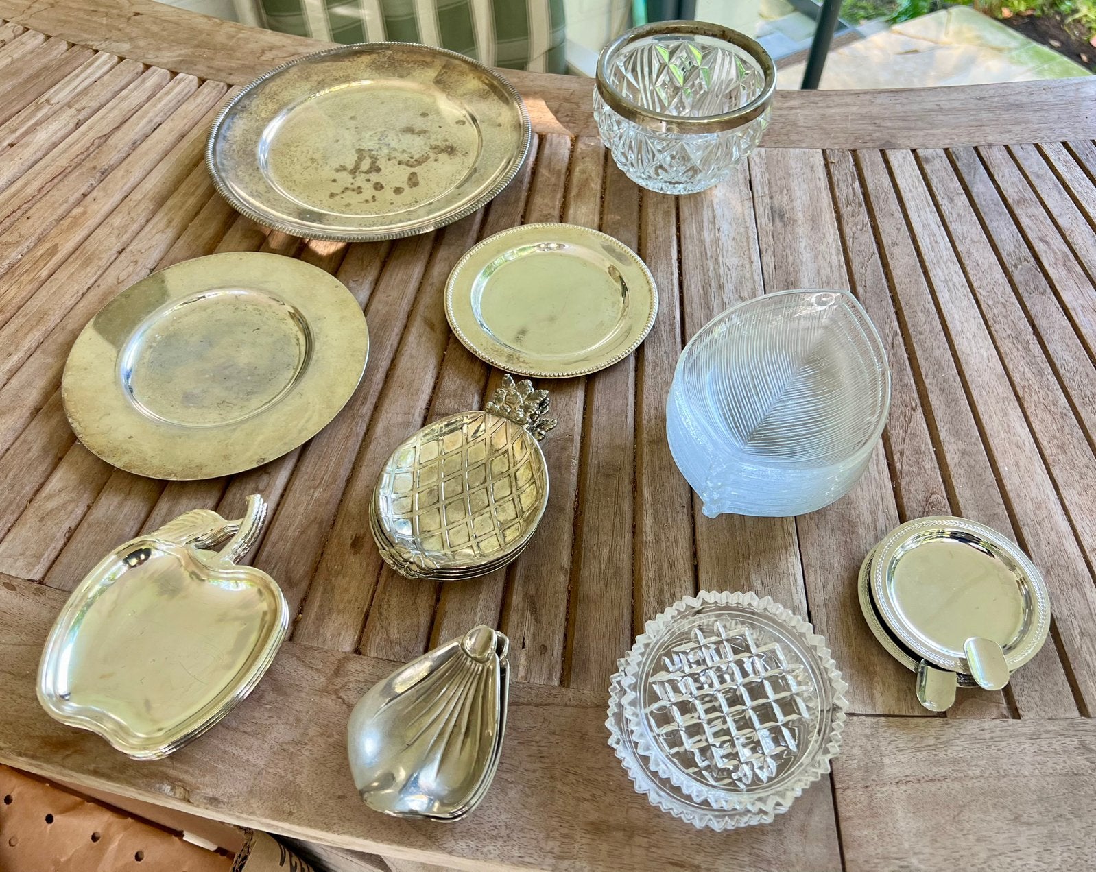 Collection vaisselle—métal argenté, cristal et verre Iittala, Antiquités & Art, Enlèvement