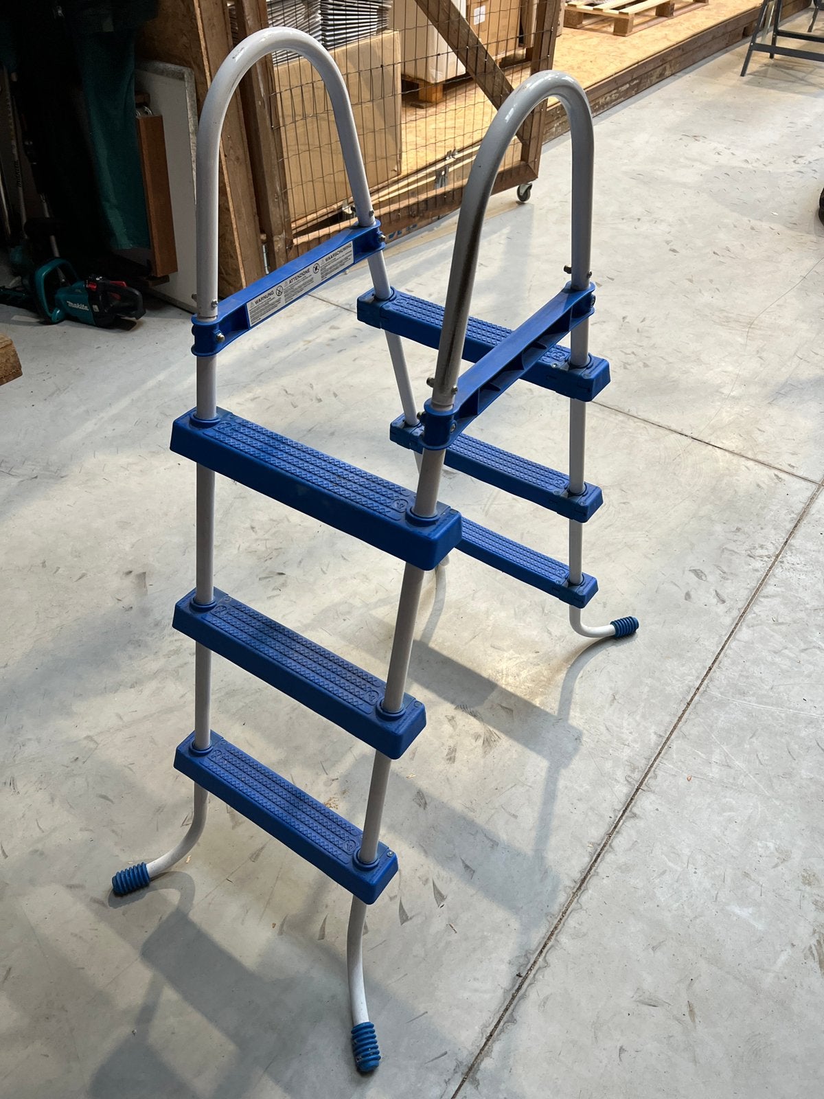 Opbouw zwembad ladder Intex, Tuin en Terras, Ophalen, Zo goed als nieuw, Ladder