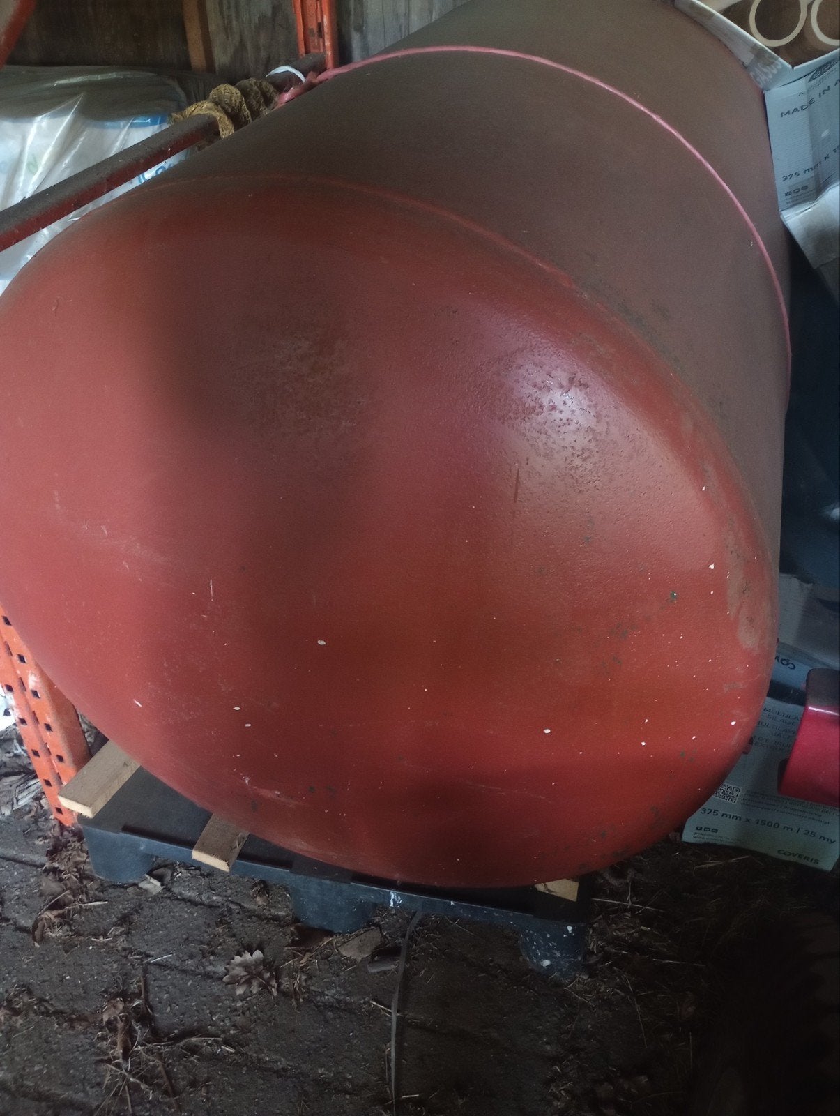 Mazouttank 1000l, Ophalen