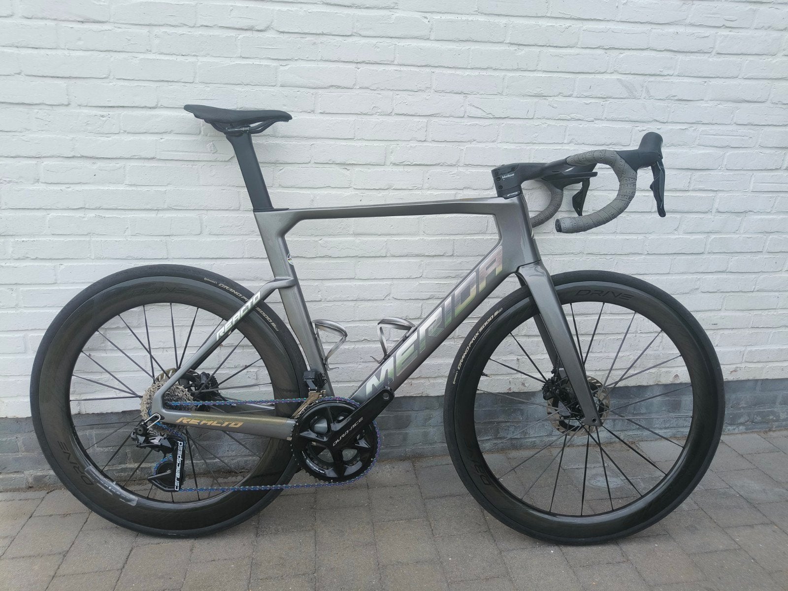 Merida Reacto team CF5, maat large (zonder wielen) goed leze, 28 inch, 10 tot 15 versnellingen, Zo goed als nieuw, 57 tot 61 cm