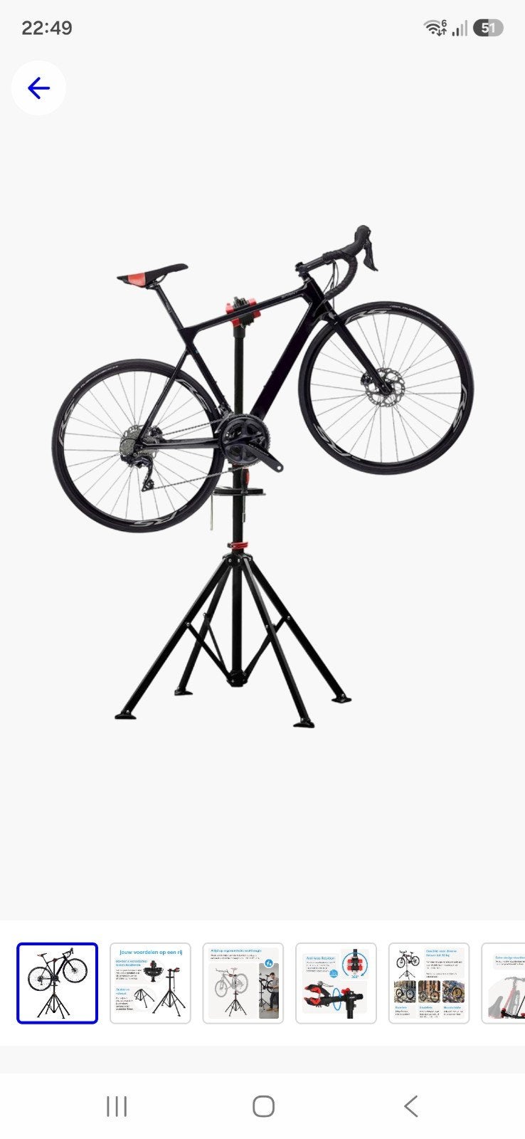 montagestand voor fiets, Fietsen en Brommers, Ophalen, Nieuw