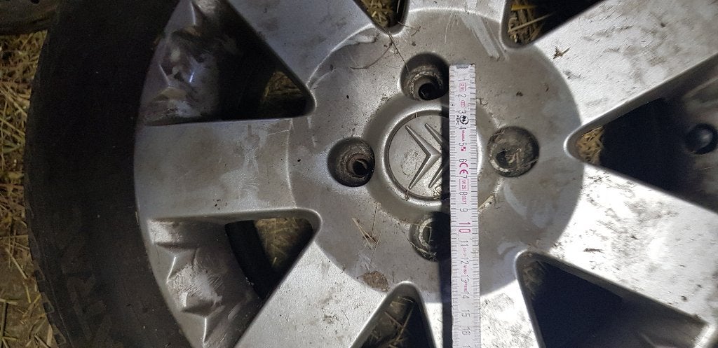 Jantes alliage 15'' citroen, Ophalen, Gebruikt, Velg(en)