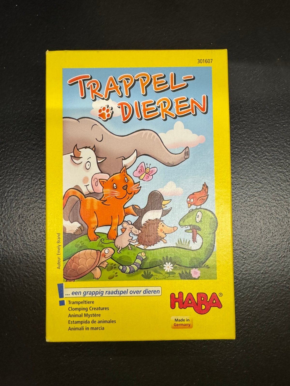 Spel Trappeldieren van HABA, Hobby en Vrije tijd, Gezelschapsspellen | Bordspellen, Ophalen of Verzenden, Zo goed als nieuw