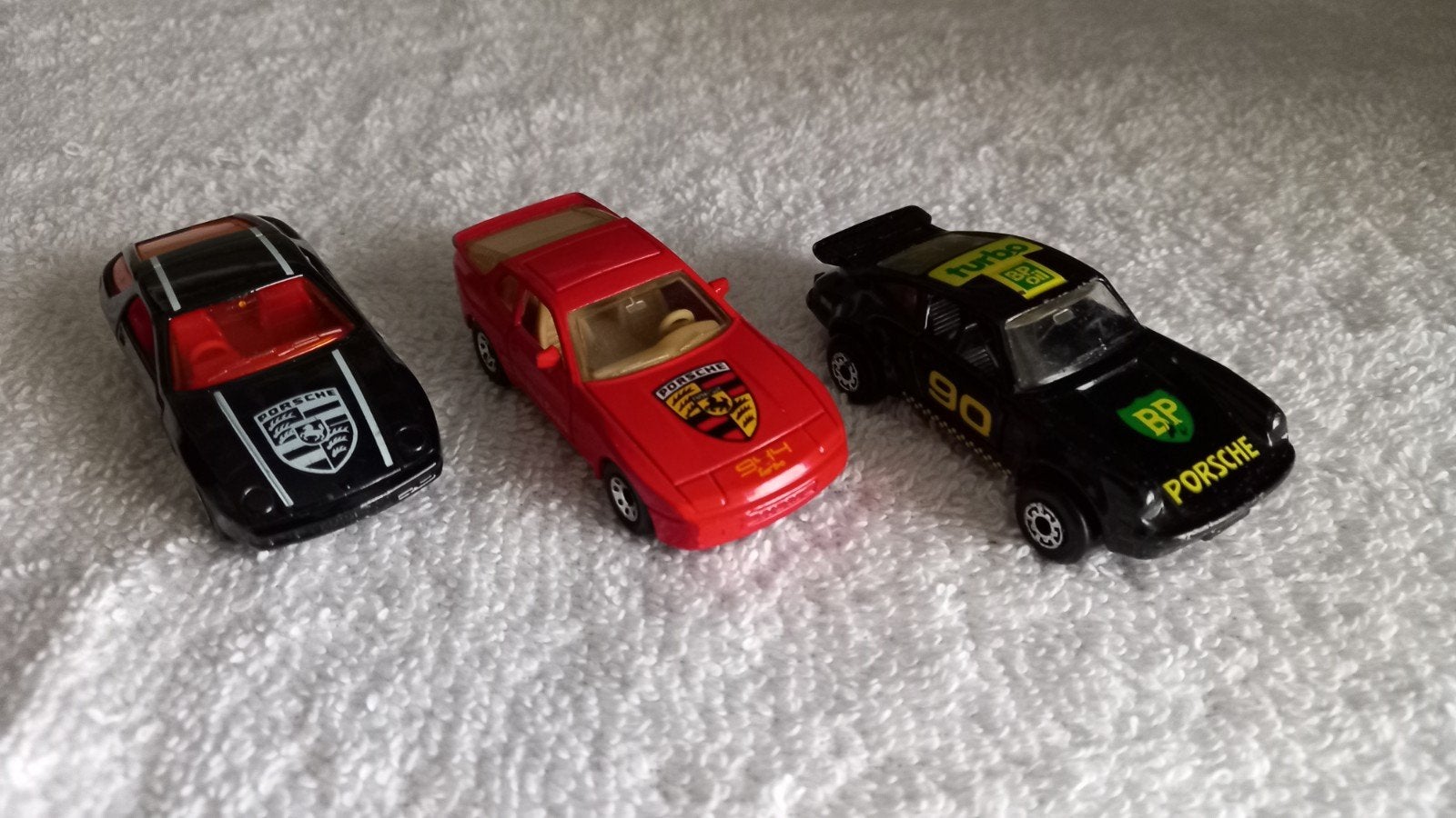 3x Matchbox Porsche, Kinderen en Baby's, Speelgoed |Speelgoedvoertuigen, Ophalen of Verzenden