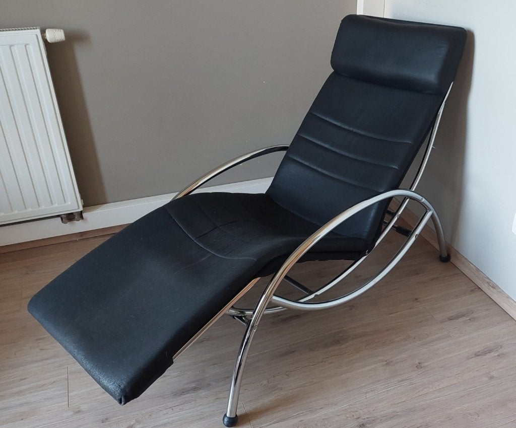 moderne loungezetel met aanpasbare lighouding, Ophalen, Eenpersoons, Zo goed als nieuw, Minder dan 150 cm