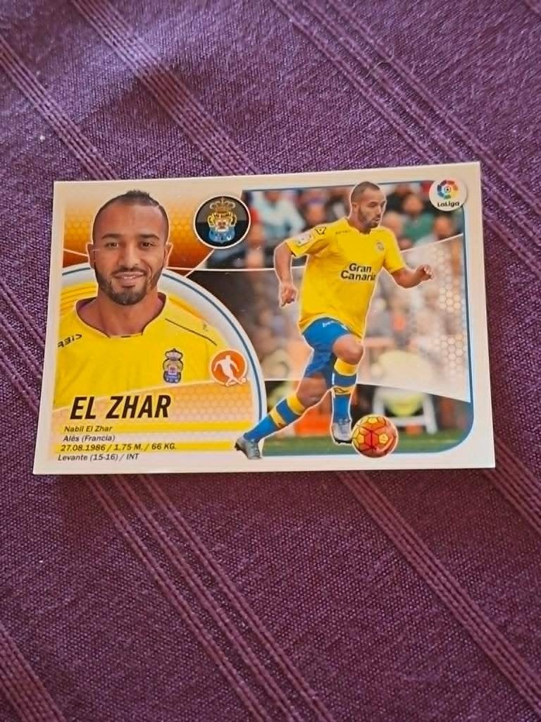 Panini / Sticker : Nabil El Zhar / UD Las Palmas / 2016-2017, Verzamelen, Ophalen of Verzenden, Nieuw, Poster, Plaatje of Sticker