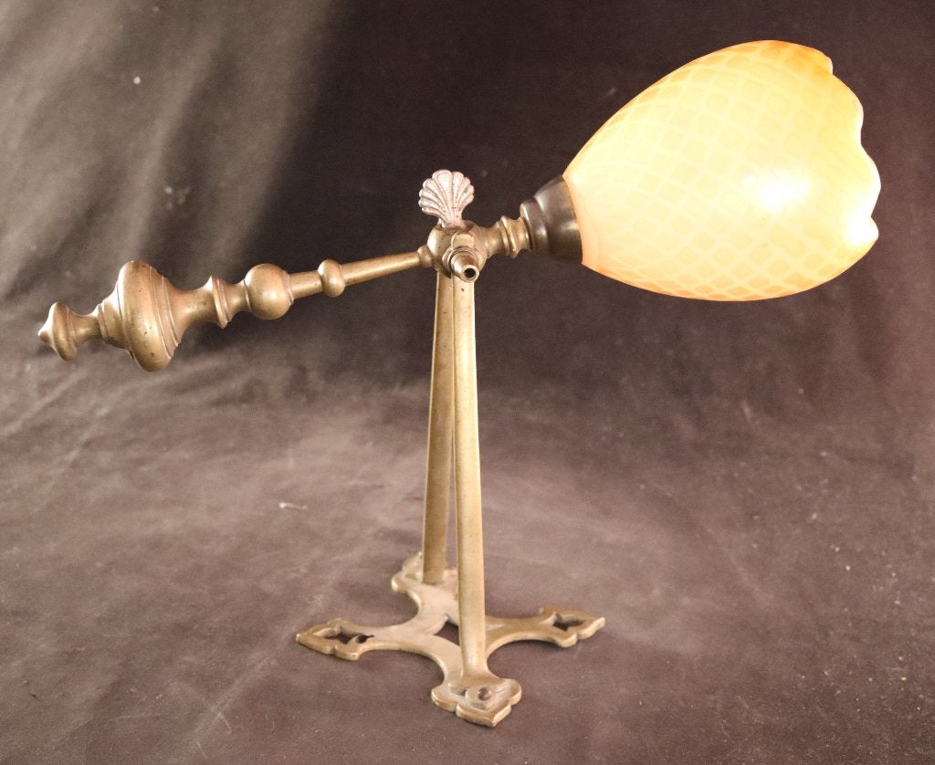 Lampe de table à cardan pivotante antique, Enlèvement ou Envoi