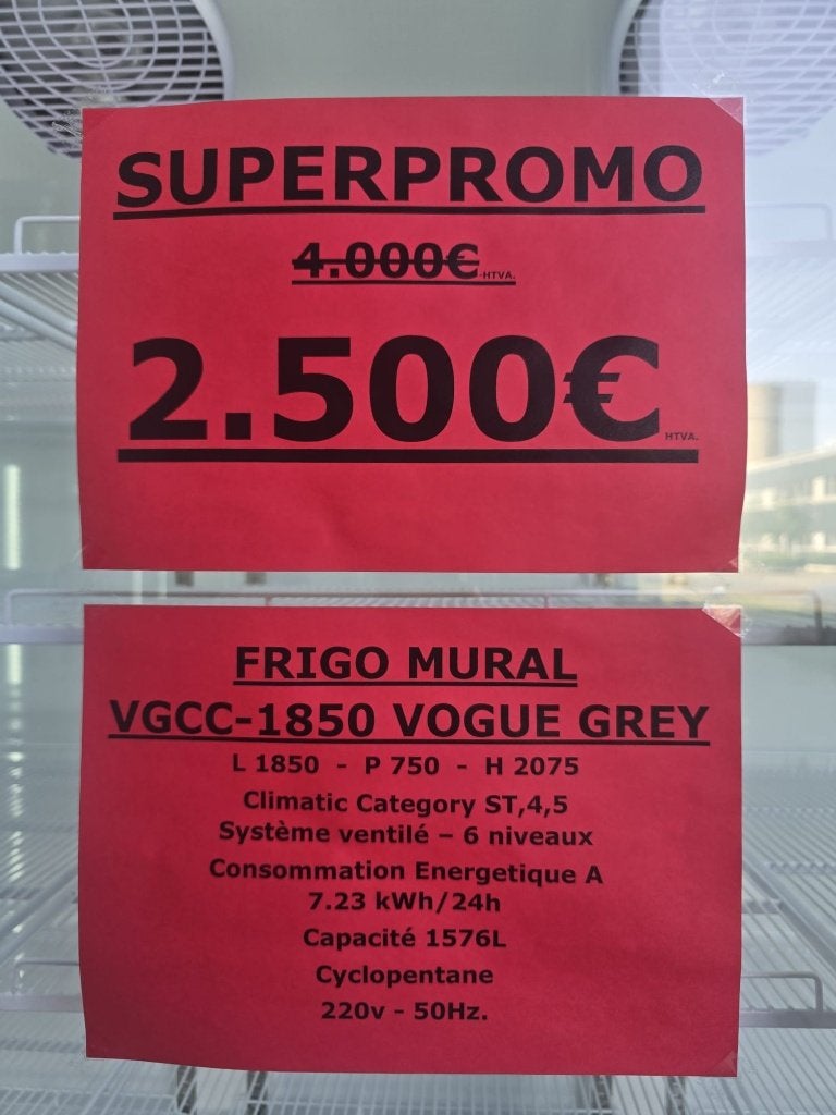 Frigo professionnel 3 portes NEUF en PROMO 2.500 €, Enlèvement ou Envoi, Neuf, dans son emballage, Refroidissement et Congélation