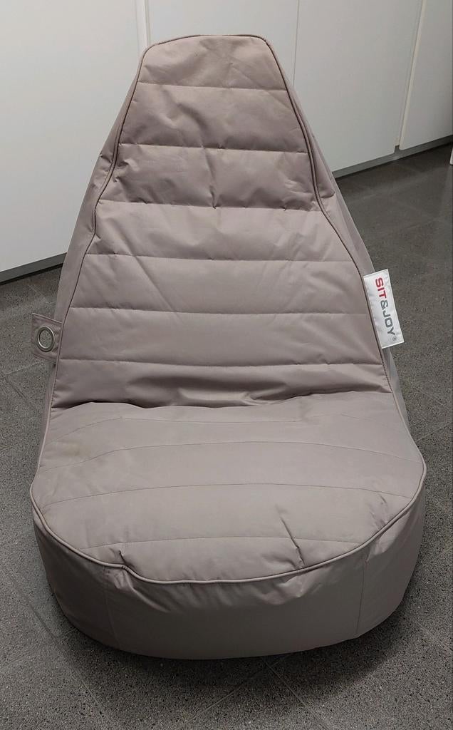 Zitzak Sit&Joy stoel/loungestoel Senza - Taupe - Nieuwstaat, Huis en Inrichting, Zitzakken, Ophalen
