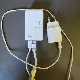 tado Internet Bridge (Losse Bridge + Kabels & Voeding), Ophalen of Verzenden, Slimme thermostaat, Zo goed als nieuw