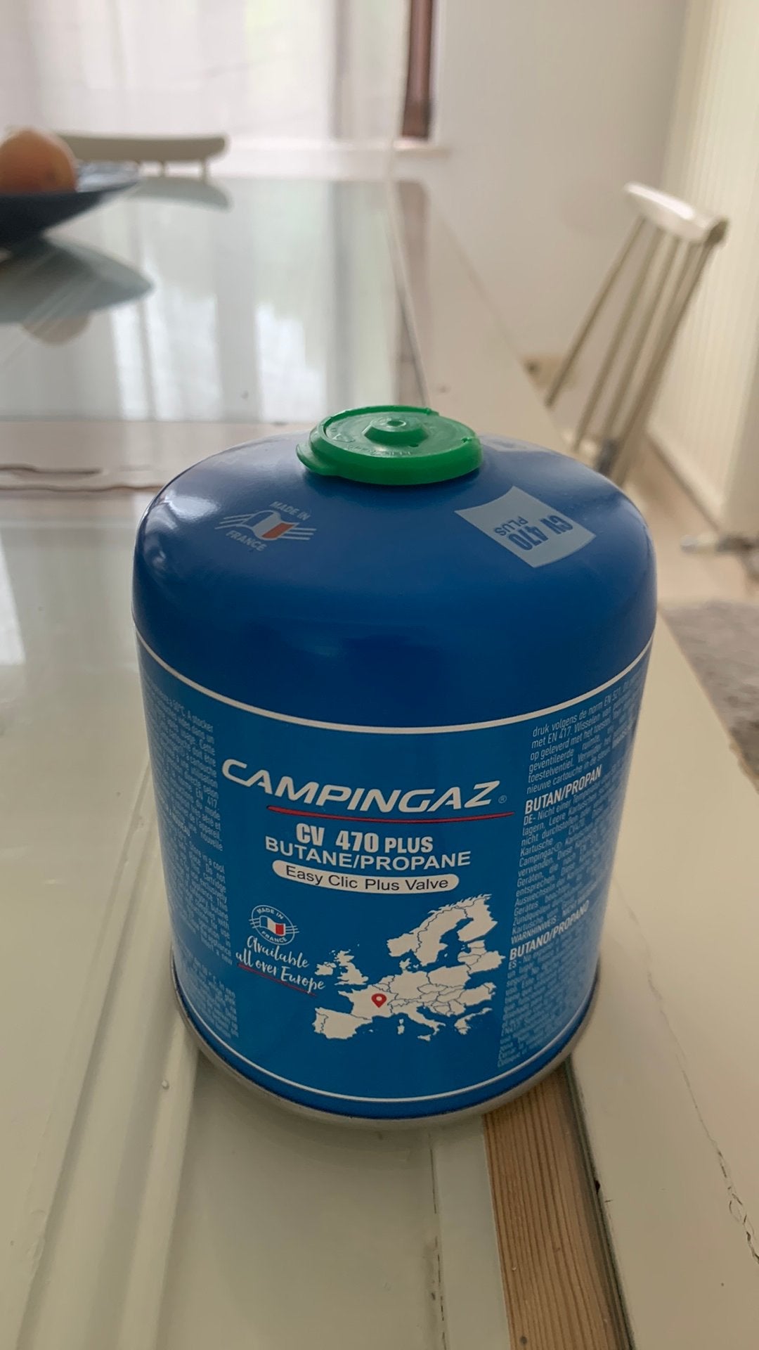 A donner full gas bottle, Ophalen, Zo goed als nieuw