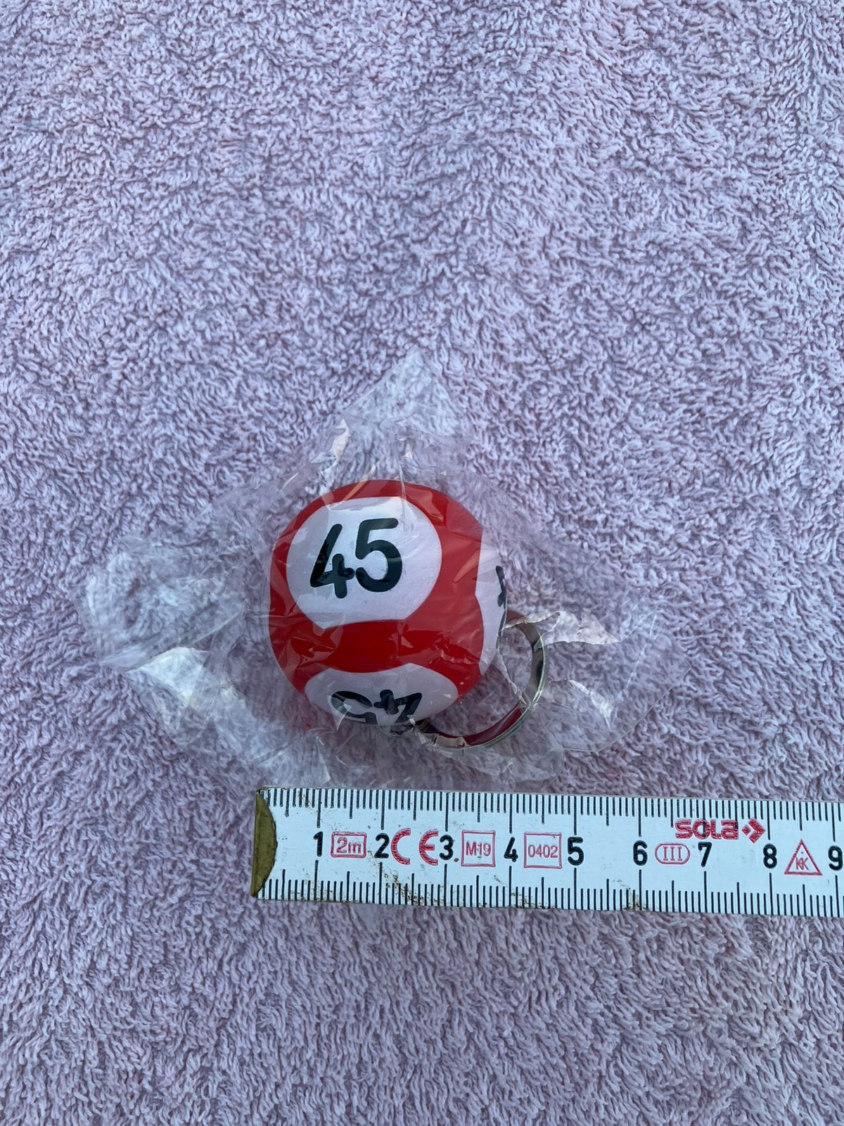 Lotto Sport sleutelhanger - Nummer 45 - Nieuw, Ophalen of Verzenden, Nieuw, Sport