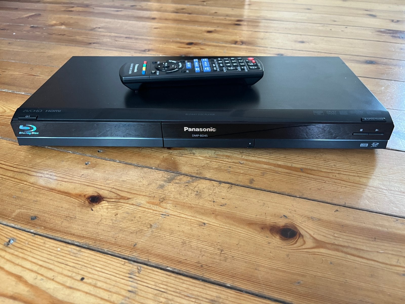 Lecteur Blu-ray Panasonic DMP-BD45 avec télécommande, Audio, Tv en Foto, Ophalen, Zo goed als nieuw, Panasonic