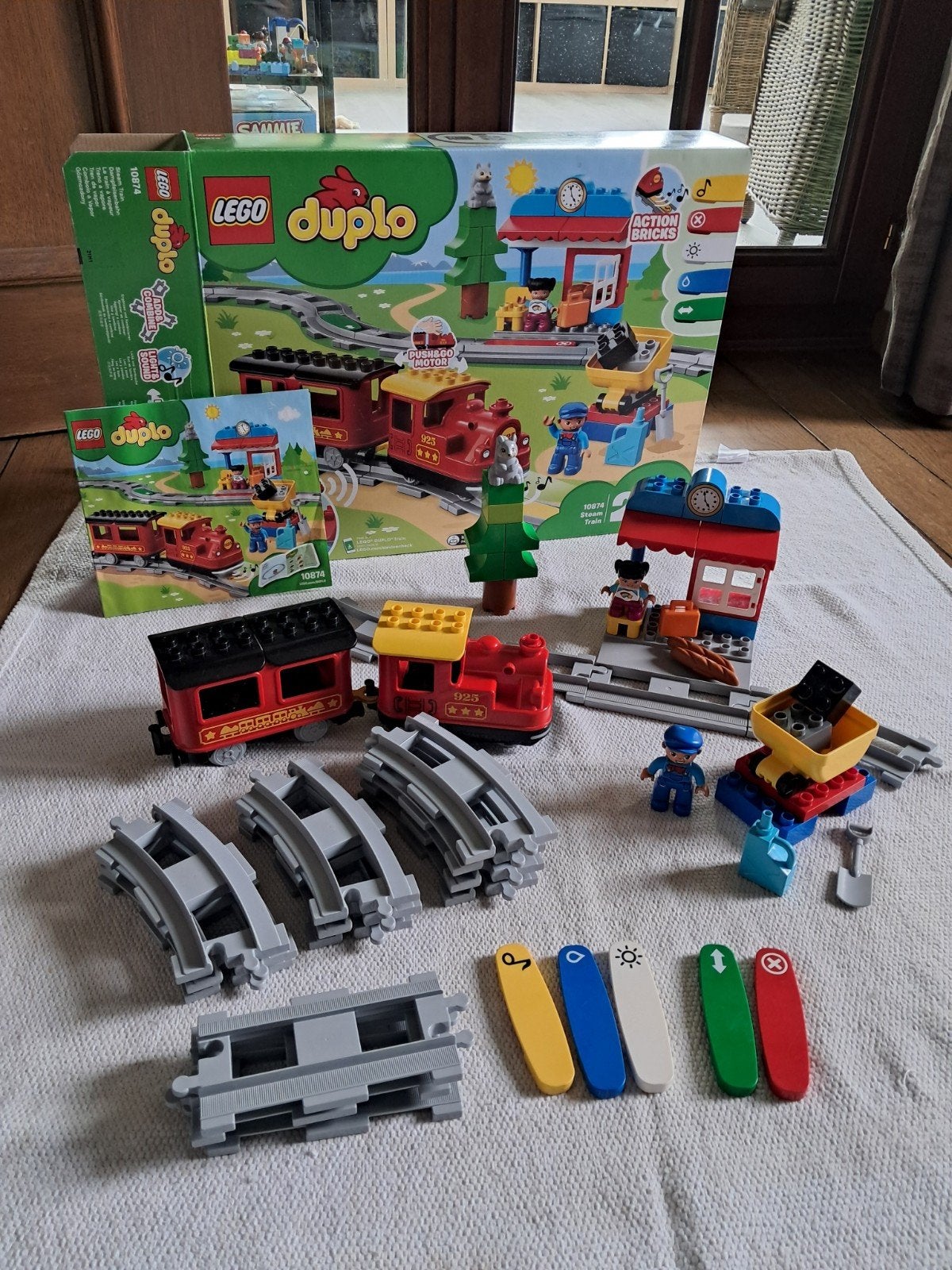 Duplo stoomtrein, Ophalen of Verzenden, Zo goed als nieuw, Overige merken