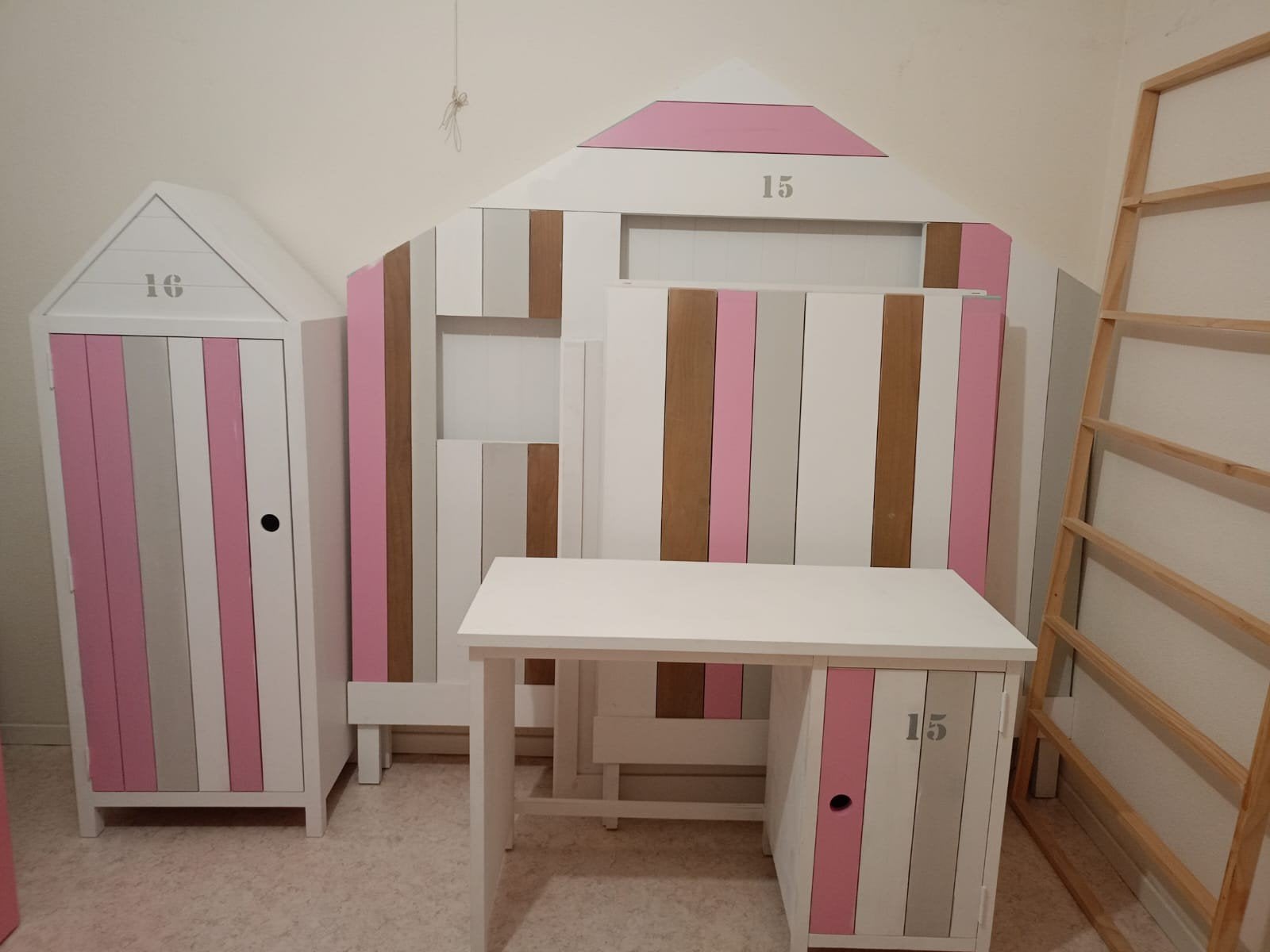 Lit enfant cabane chambre complète, Enlèvement