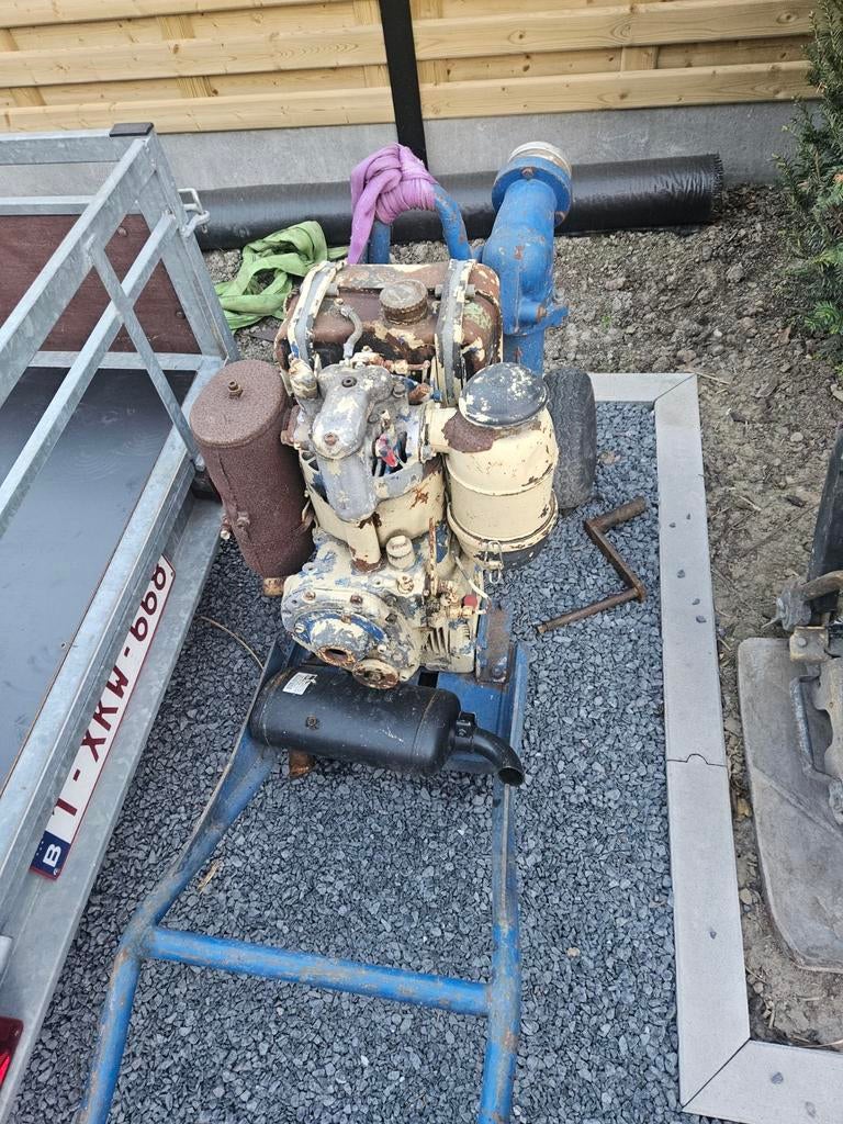 Dieselpomp 1 cilinder, Ophalen
