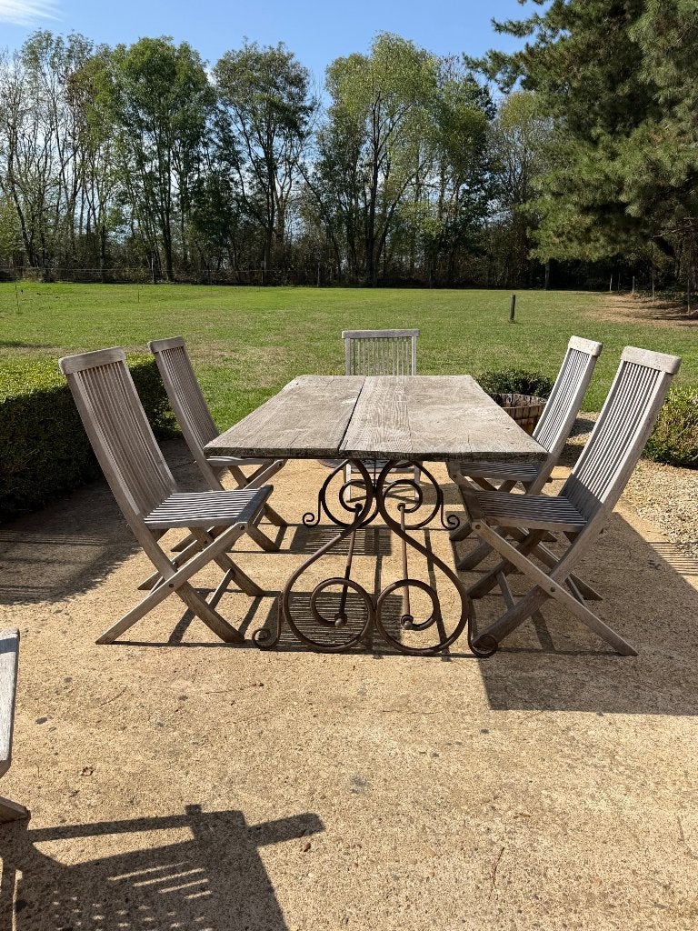 Tuinset 6 stoelen, Jardin & Terrasse, Ensembles de jardin, Table à dinner, Salons de jardin, Utilisé, 6 places