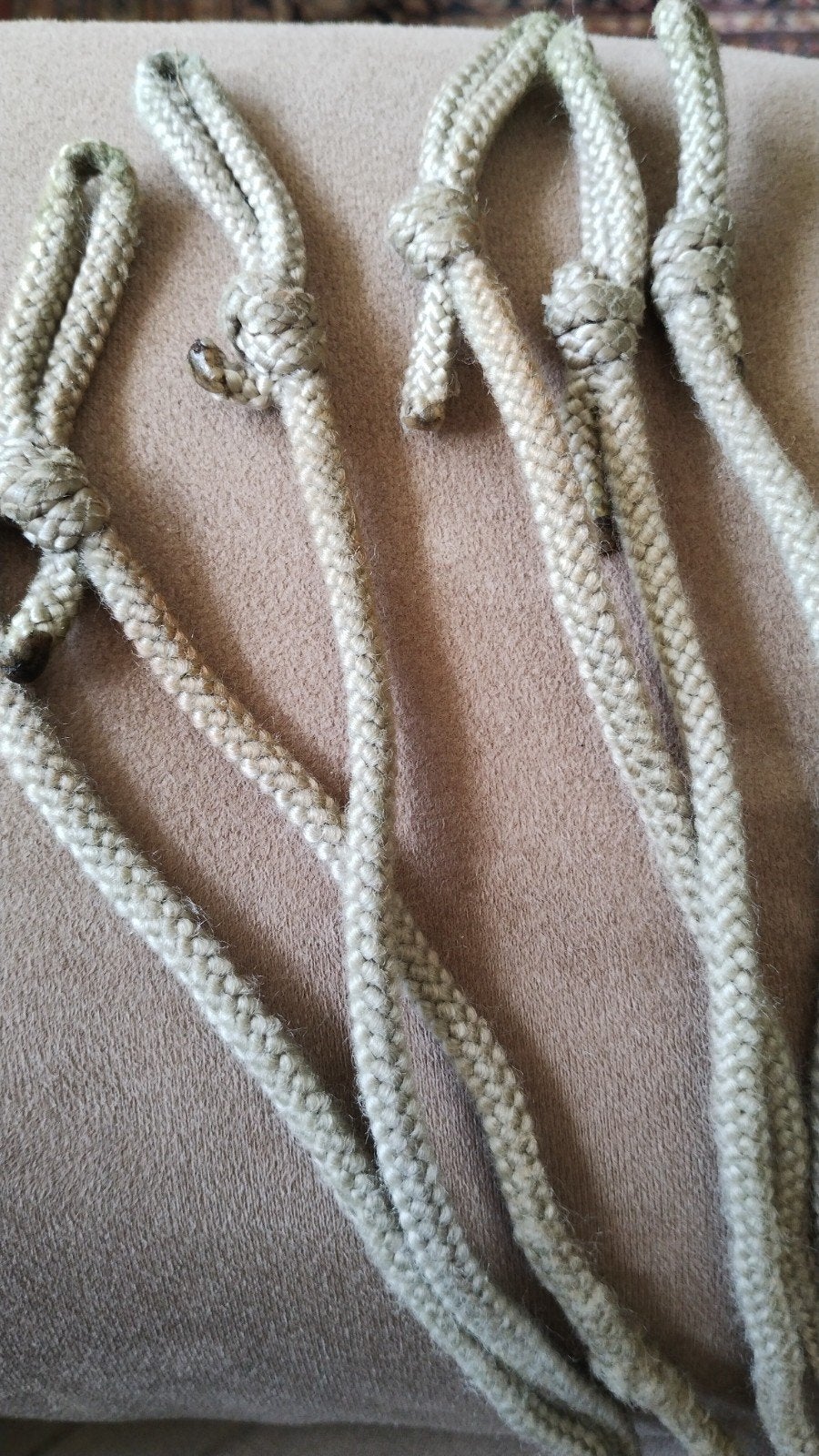 6 cordes en sisal de +/- 2 m et 1 corde de +/- 1 1/2 m., Bricolage & Construction, Enlèvement ou Envoi