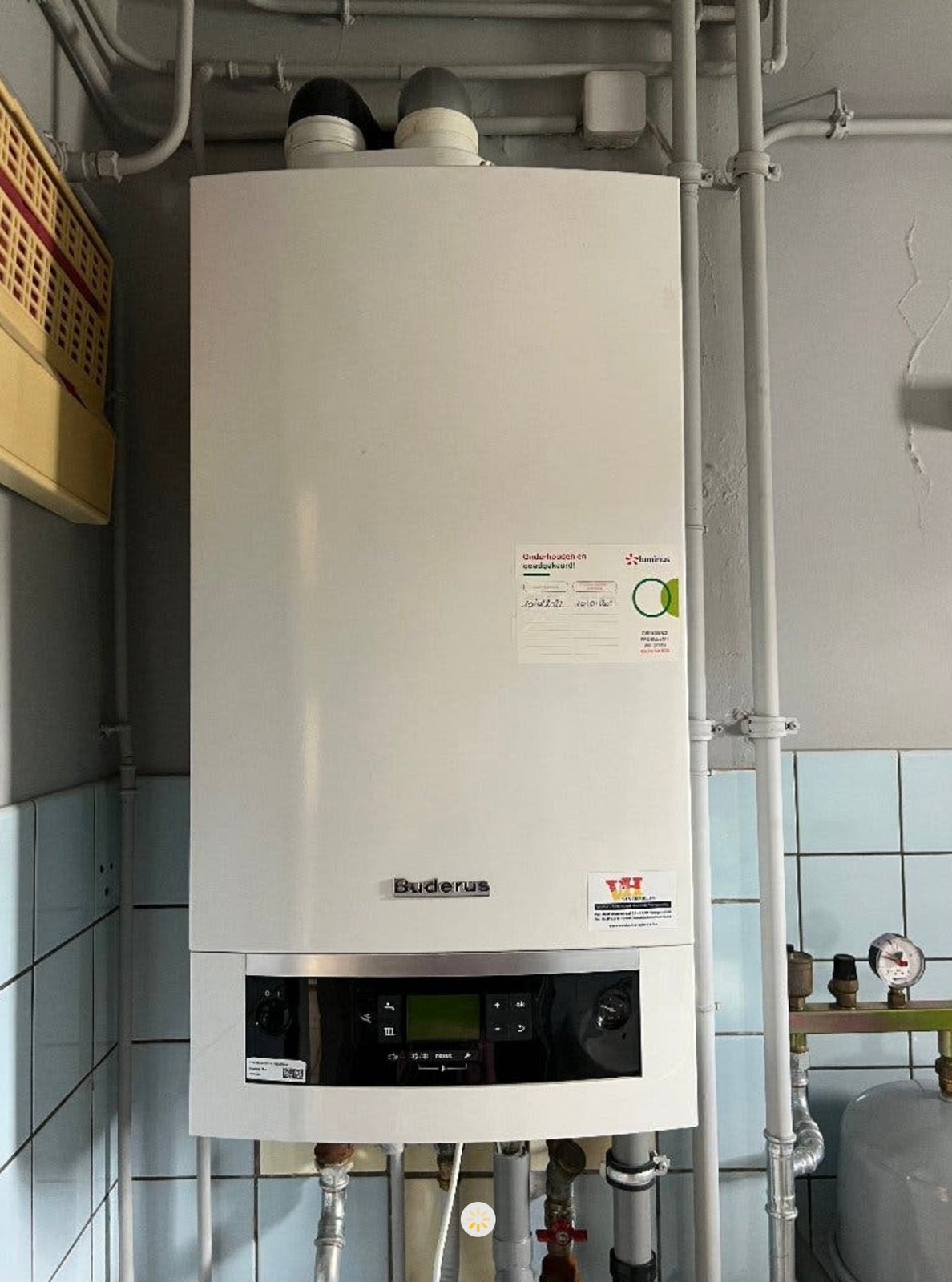 CV-ketel Buderus, Ophalen, Aardgas, Boiler, Minder dan 20 liter