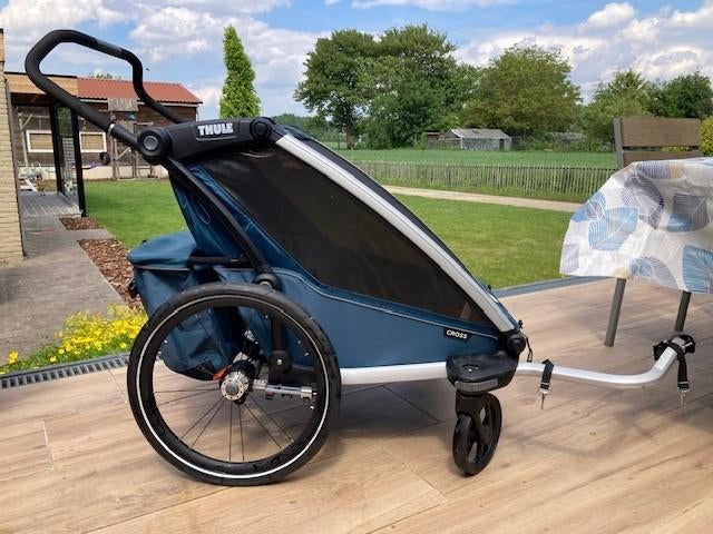 Thule Chariot Sport Cross tweezit, Ophalen, Opvouwbaar, Kinderkar, 40 tot 60 kg