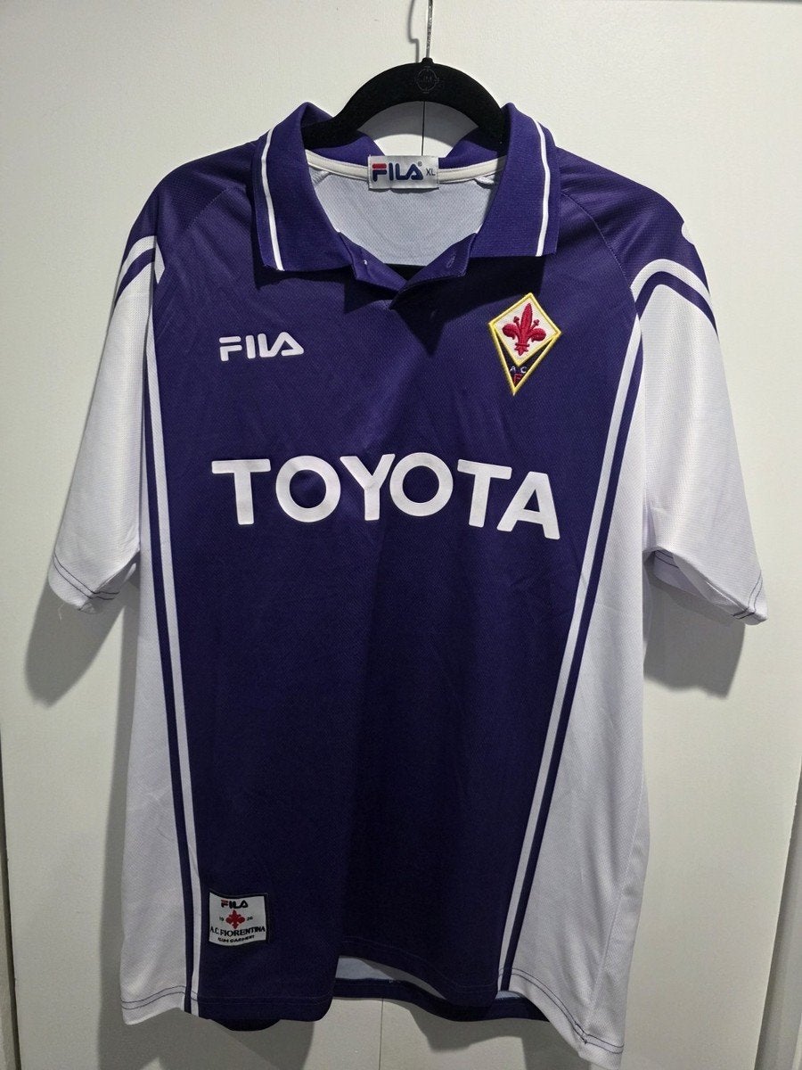 Fiorentina Batistuta Voetbal Thuisshirt Orgineel 1999, Enlèvement ou Envoi