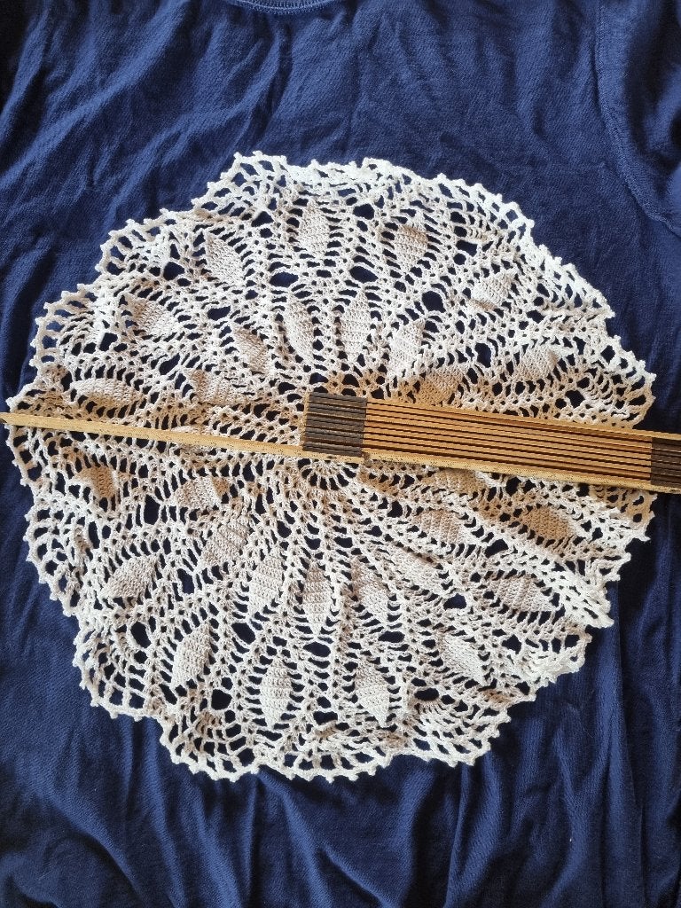 Haakwerk wit  -  nieuw, Huis en Inrichting, Tafelkleden, Nieuw, Wit, Tafelkleed, 40 cm