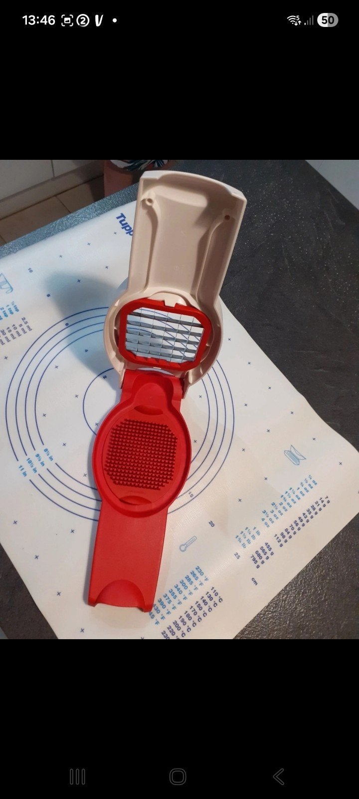 nieuwe frietsnijder van tupperware, Ophalen of Verzenden, Nieuw